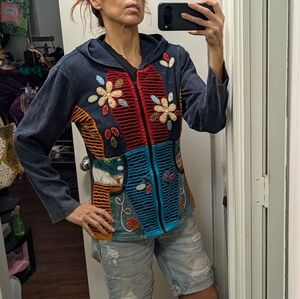 the collection royal Nepal hippie festival Multi hoodie M